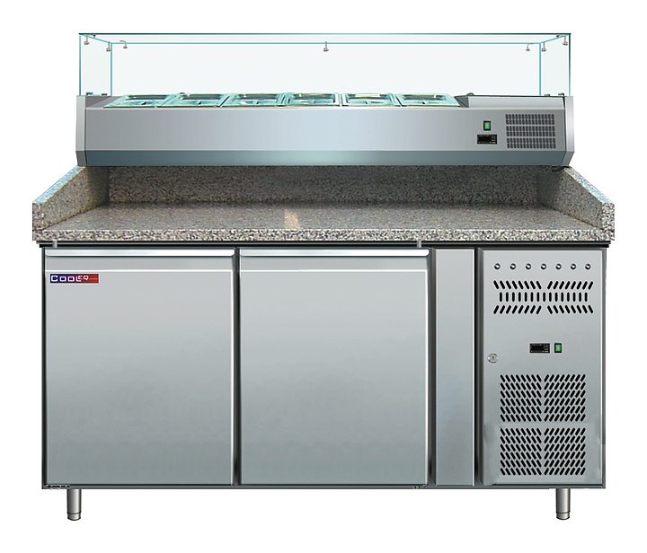 Стол для пиццы COOLEQ PZ2600TN-VRX380 (1510x800x1240 мм)