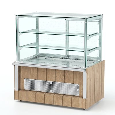 Витрина кондитерская холодильная закрытая (2 полки) RSK11CA Kids 805x725x1155(480)мм Capital Kids REFETTORIO
