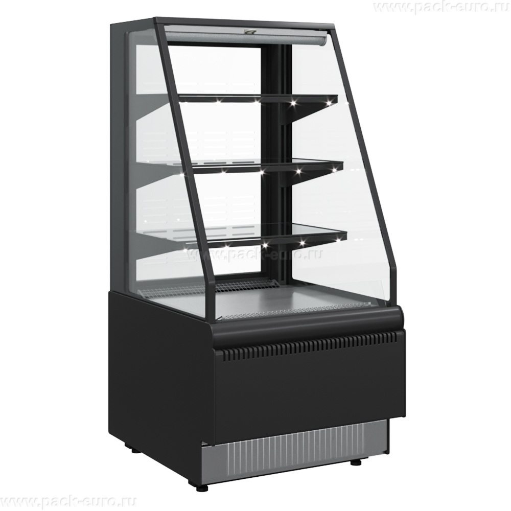 Витрина холодильная Carboma KC70 VM 1,3-2 STANDARD 9006-9005 (открытая)