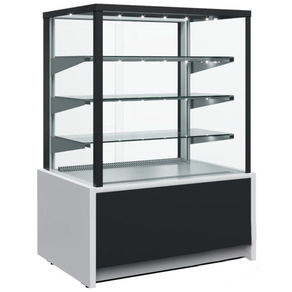 Витрина нейтральная Carboma KC70 N 0,6-1 LIGHT 9006-9005 (Нейтральная 0,6 Cube ТЕХНО)