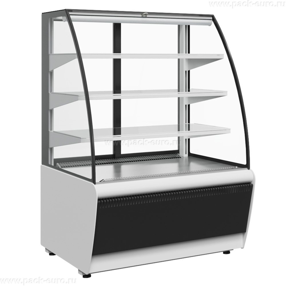Витрина холодильная Carboma K70 VM 0,9-2 STANDARD цвет по схеме (открытая) (стандарт)