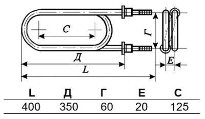 ТЭН 120А13/4Р220 (ТЭН-98А)