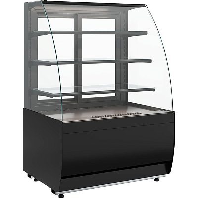 Витрина холодильная Carboma K70 VV 0,9-1 STANDARD Паттерн (0106 Седой дуб)