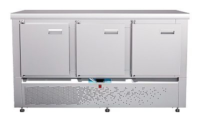 Стол холодильный среднетемпературный СХС-70Н-02 (дверь, дверь, дверь) без борта