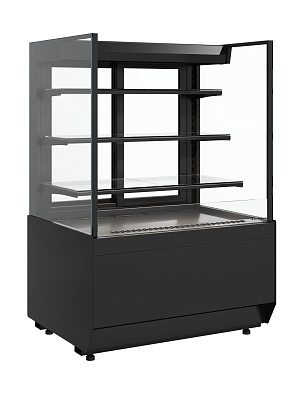 Открытая холодильная витрина Carboma KC70 VM 0,9-2 STANDARD с прямой боковиной (версия 2.0)