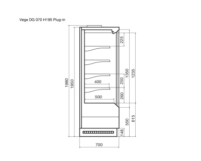 Vega DG 070 H195 Plug-in 100