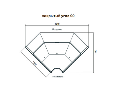 Galaxy 090 Plug-in Закрытый угол 90 SELF вентилируемая среднетемпературная