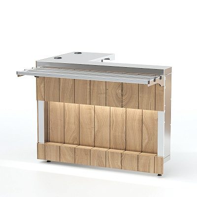 Прилавок кассовый Г-образный левый RSK63NA-Г Kids 1505x700x760мм Capital Kids REFETTORIO