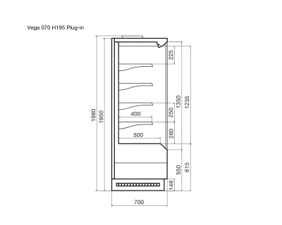 Vega 070 H195 Plug-in 100